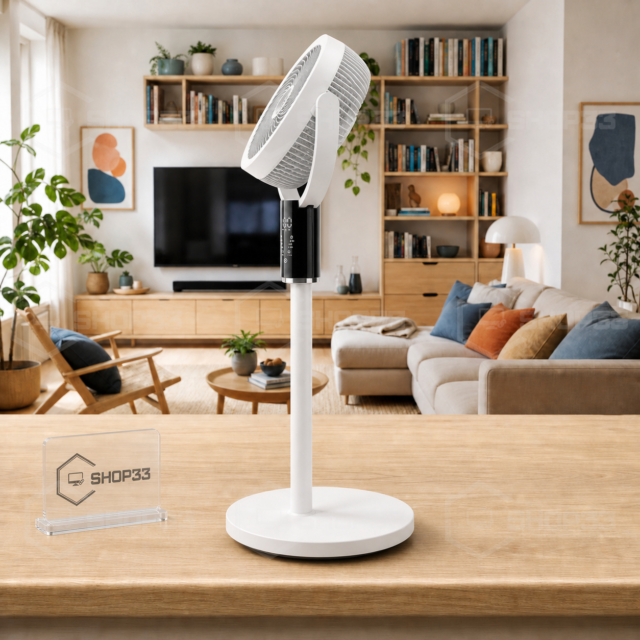 F5 Bežični Ventilator sa LED Svetlom - Image 4