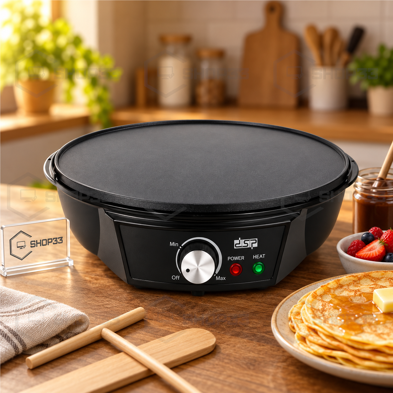 DSP Aparat za Palačinke 30cm 1200W (KC3018)