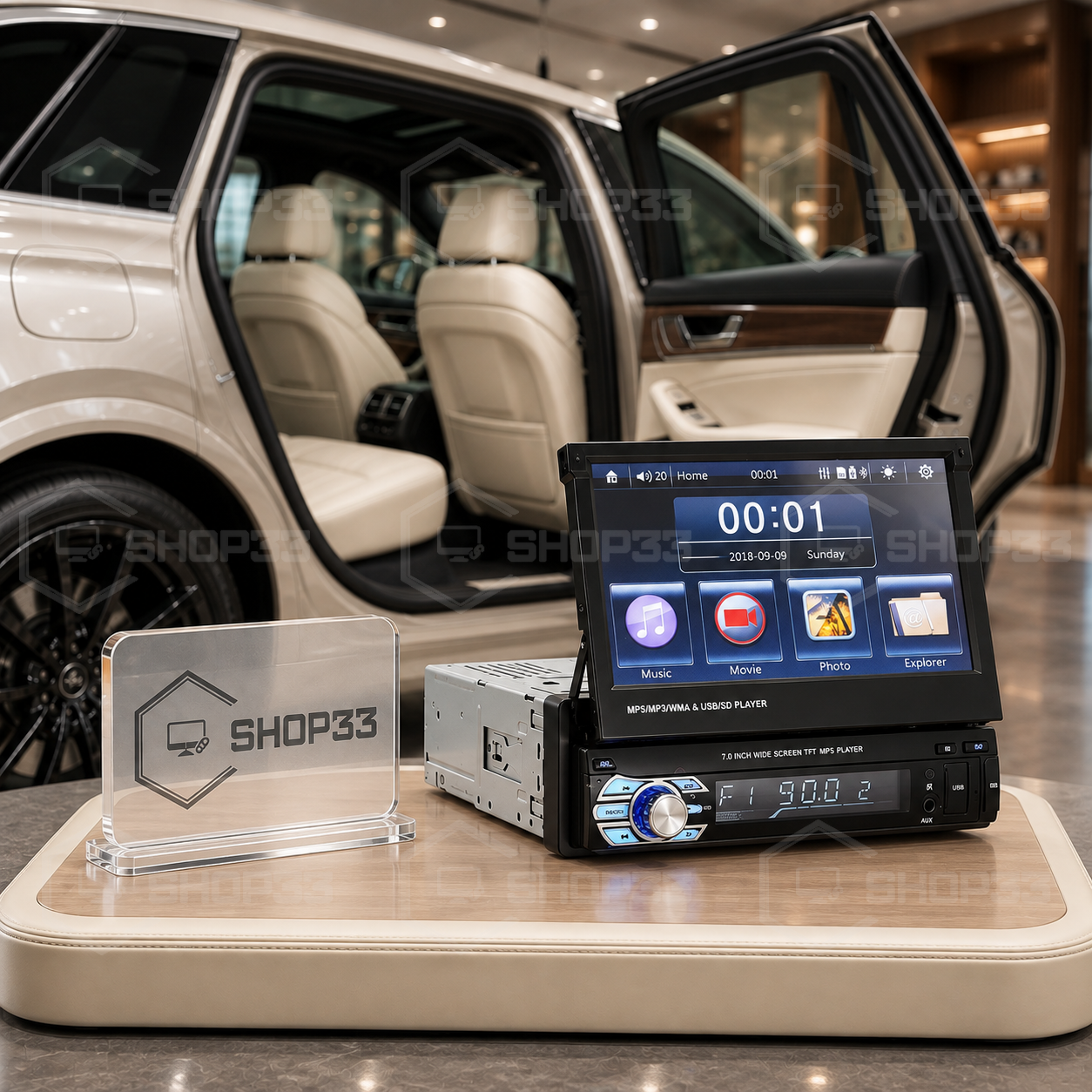 LCD Auto Multimedija na Izvlačenje 7 inča - Image 5