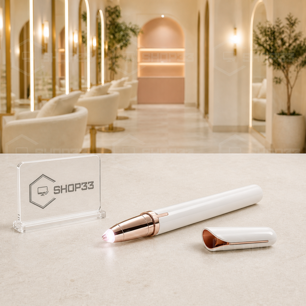 Bezbolni Epilator za Obrve sa LED Svetlom - Image 3