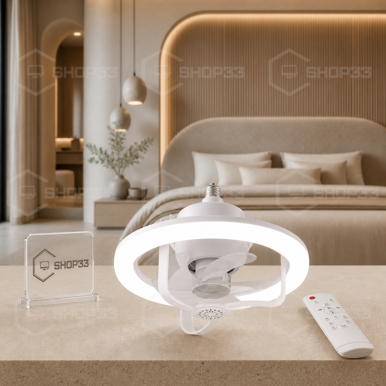 LumiFan Luster sa Ventilatorom E27 - Image 5
