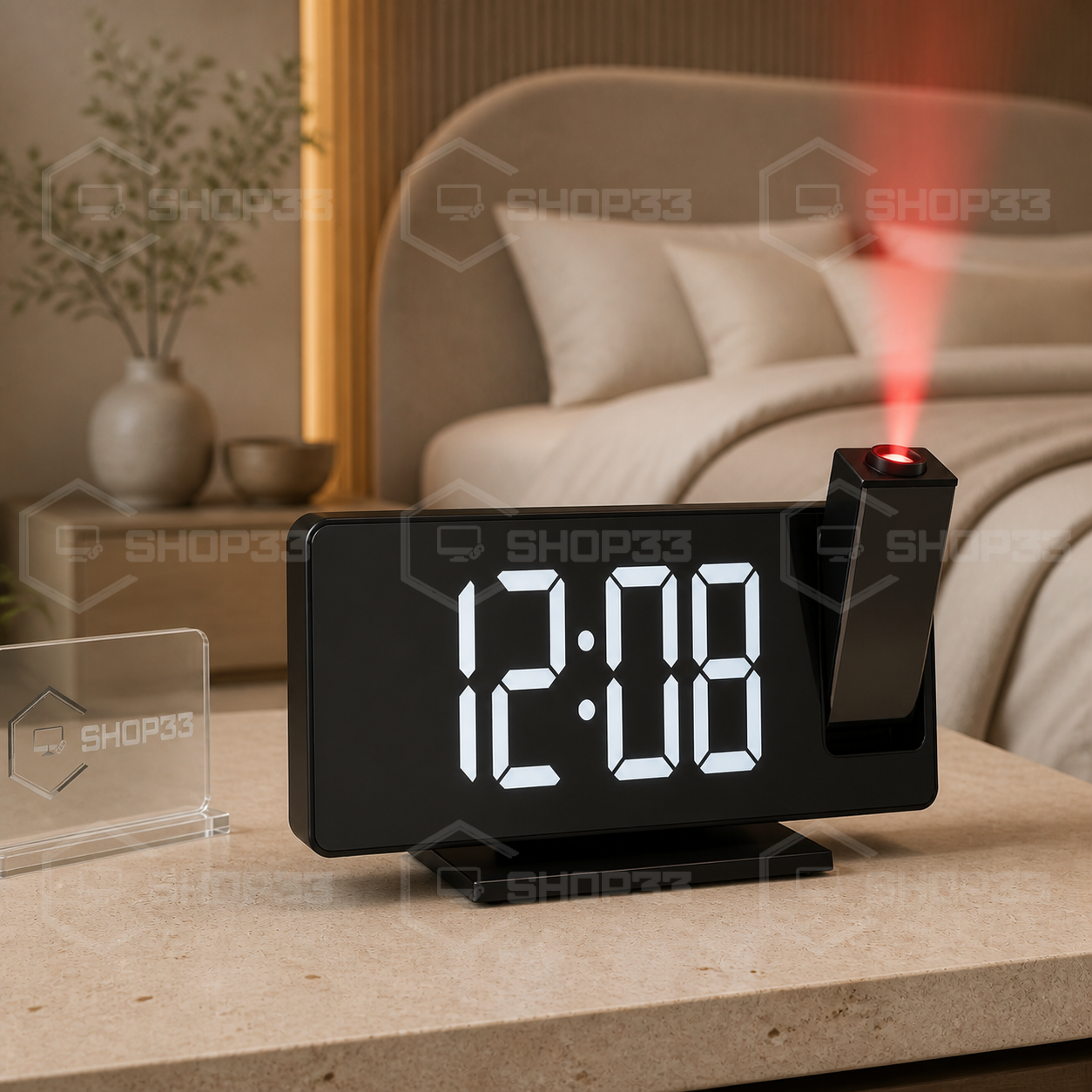 LCD Digitalni Sat sa Projektorom i Budilnikom - Image 5