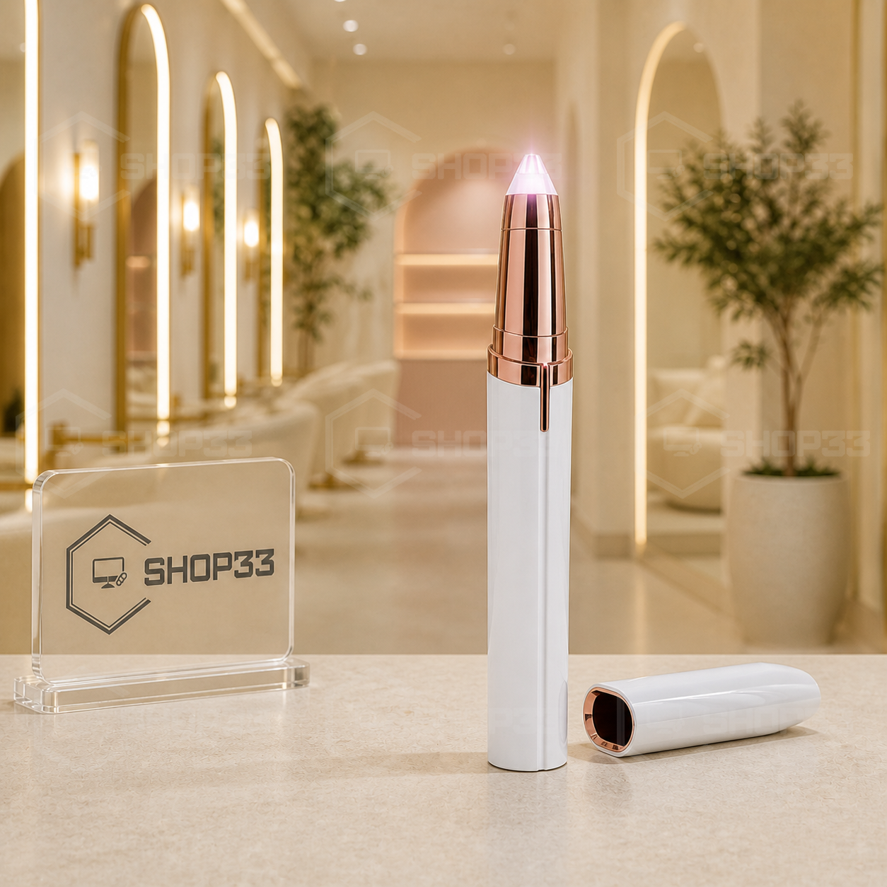Bezbolni Epilator za Obrve sa LED Svetlom - Image 4