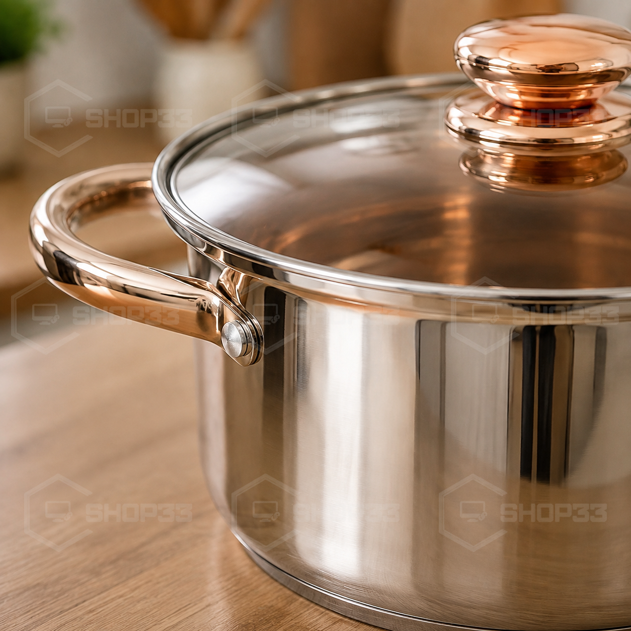 SET Inox Lonaca sa Staklenim Poklopcima - Image 5