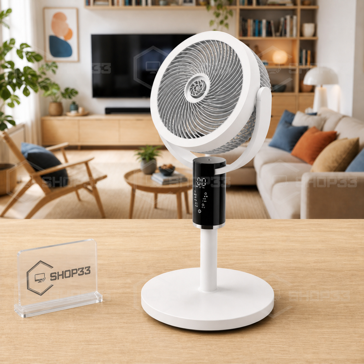 F5 Bežični Ventilator sa LED Svetlom