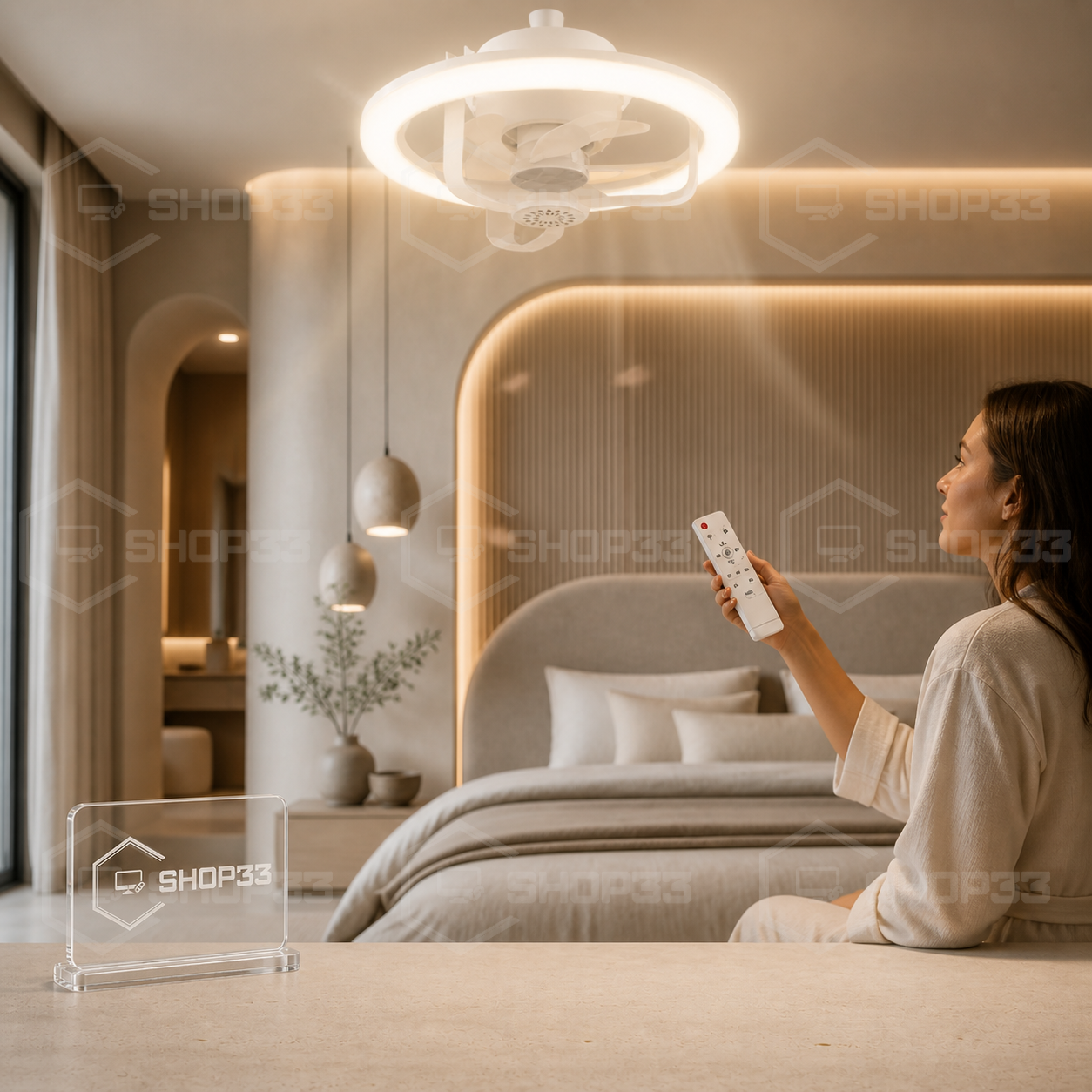 LumiFan Luster sa Ventilatorom E27 - Image 2