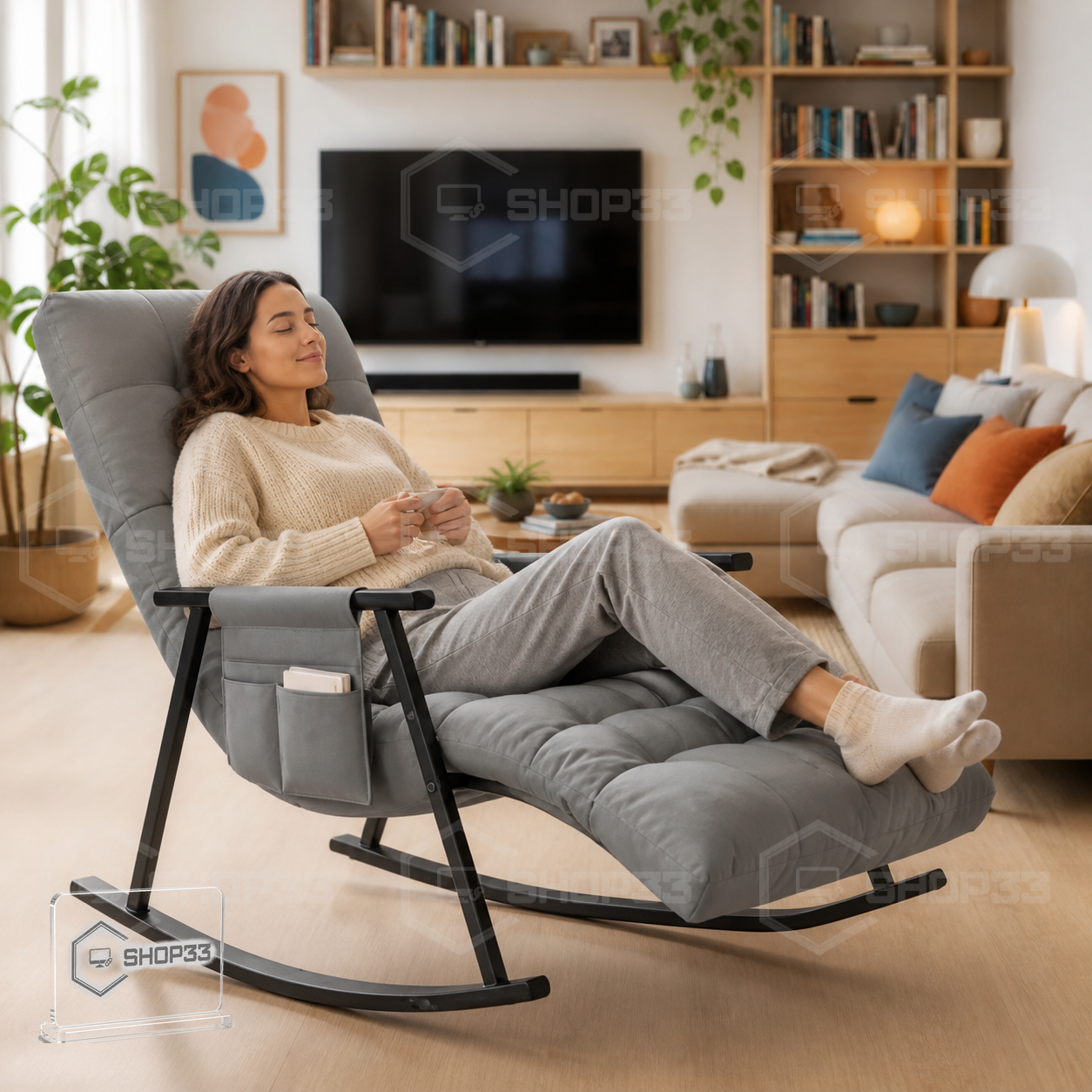Lux Relax Nordijska Stolica Ljuljaška - Image 2