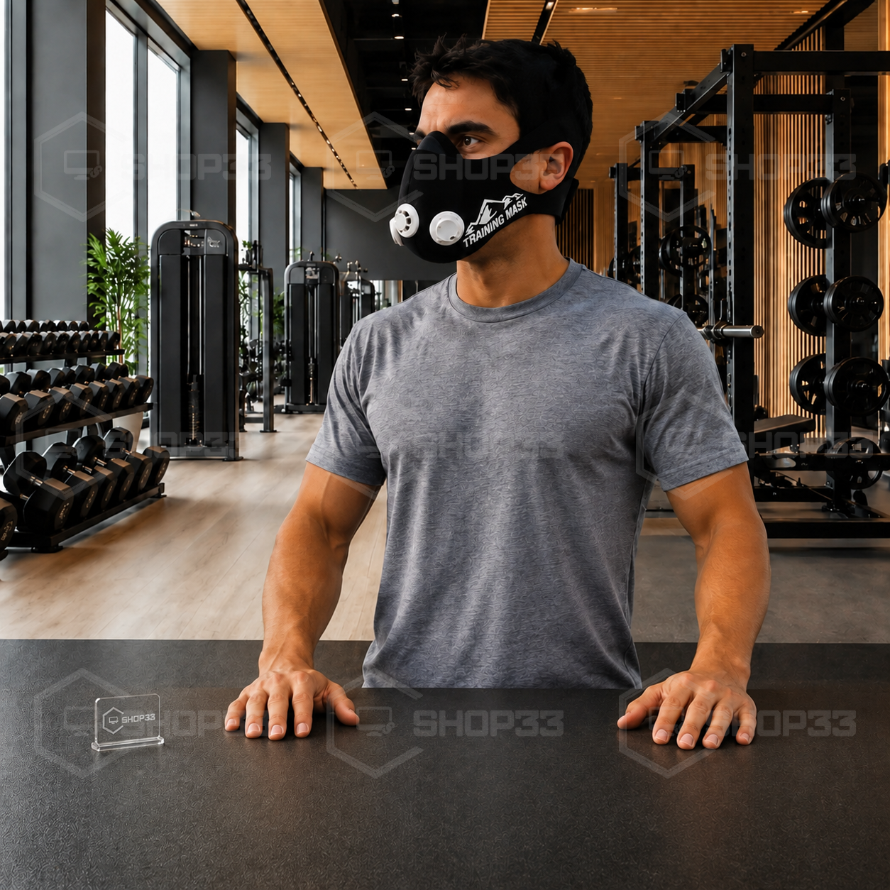 Maska za Trening Visina Crna - Image 2
