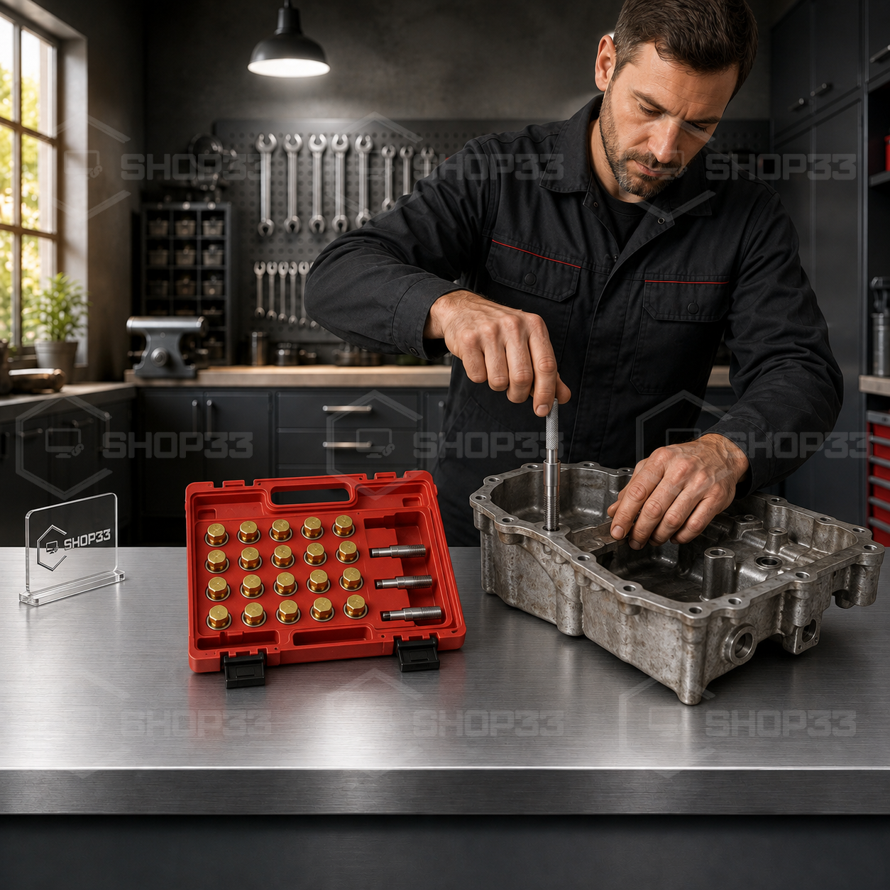 SET za Reparaciju Navoja Čepa Kartera 24 Delova - Image 2