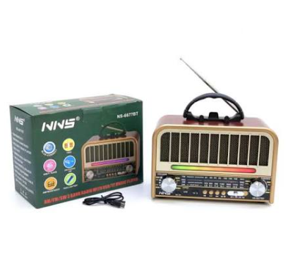 Retro Bluetooth Led FM Zvucnik - Image 2