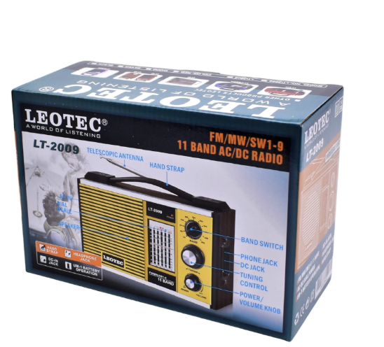 Radio LEOTEC na Struju ili Baterije - Image 2