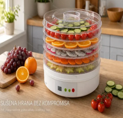 Sušač Hrane Dehidrator 5 Slojeva 350W