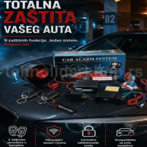 SET Auto Alarma + 2 Daljinska Upravljača