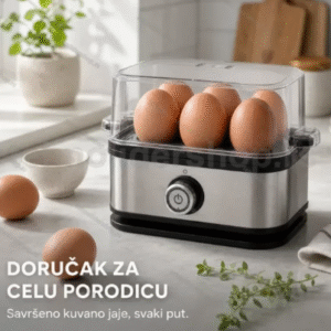 Kuvalo za Jaja Nerđajući Čelik 6 Komada
