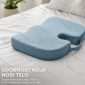 Ergonomski Bamboo Jastuk za Sedenje