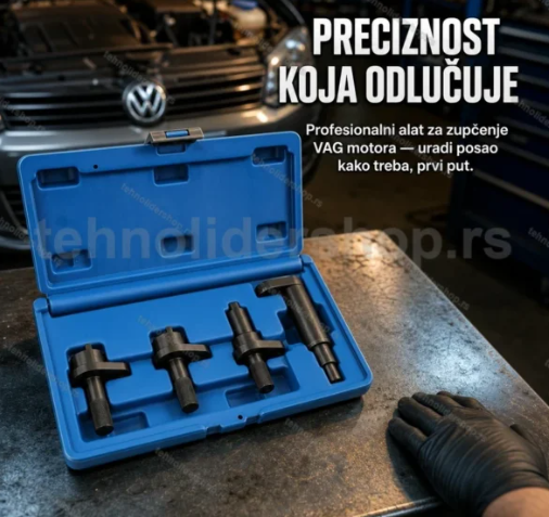 SET Alata za Zupčenje VAG Motora 4 Dela