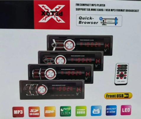 XPLOD Auto Radio MP3 4x60W + Daljinski