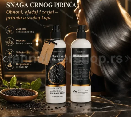 Šampon sa Ekstraktom Crnog Pirinča